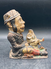 Antique Original 1888 J.E. Stevens Paddy & The Pig Mechanical Coin Bank