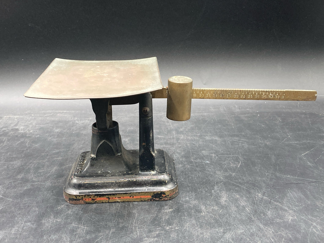 Antique Fairbanks Cast Iron 1 Kilogram Postal Scale