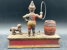 Antique 1888 Hubley Trick Dog Mechanical Cast Iron Coin Bank