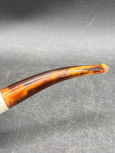 Hakan Turkish Meerschaum Hand Carved Sultan Pipe w/ Case
