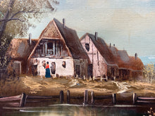 Vintage Josef Benda Signed European Countryside Oil Painting