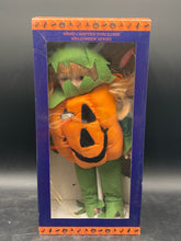 Hand Crafted Porcelain Halloween Series 16" Pumpkin Girl Doll W/ Box