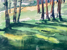 6x9" French Barbizon School Craponne Forest Painting