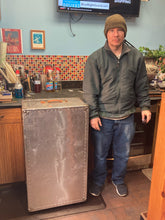 Antique Riveted Aluminum Aviator's Steamer Trunk