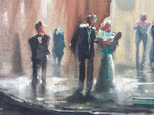 Jose Luis Campuzano Signed Original "Mister Kelly's Nightclub" Oil Painting