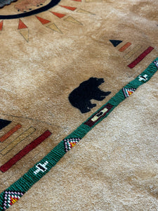 Navajo Buffalo Hide Wall Hanging