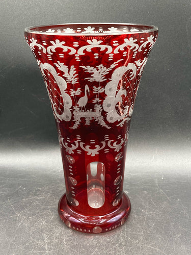 Egermann Bohemian Ruby Cut To Clear 8
