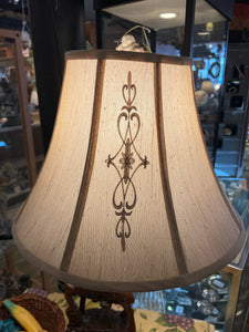 Hand Carved Asian Figural Lamp