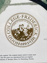 P. Buckley Moss Signed Limited Edition "Hood College Days" Lithograph Unframed