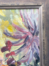 Framed Original Shizico Yi "Gladiolus Glorious" Painting - view 3