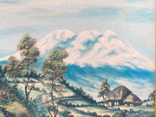 Original M. Velastegui Signed "Chimborazo" Painting - view 4