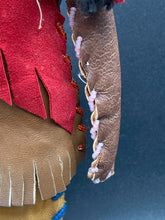 Antique Native American 11" Leather & Buckskin Doll