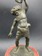Antique Italian Grand Tour Bronze Silenus The Lamp Bearer Statue