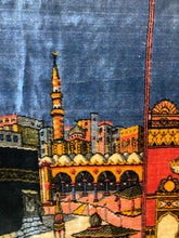 Vintage Kaaba, Al-Masjid an-Nabawi, & Al Aqsa Mosque Islamic Wall Tapestry