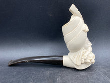 Genuine Meerschaum Bearded Sultan Tobacco Pipe w/ Case