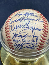 1975 Chicago Cubs team Signed Baseball W/ Bill Madlock Jose Cardenal