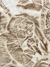 Vintage Thai Angkor-Wat Ramakien Rice Paper Charcoal Rubbing Artwork
