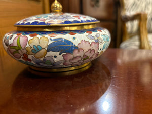 Cloisonne Dish With Lid