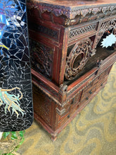 Antique Chinese Money Offering Altar Stand