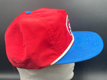 1980s STP Oil Patch Snapback Hat W/ White Brim Rope USA Made