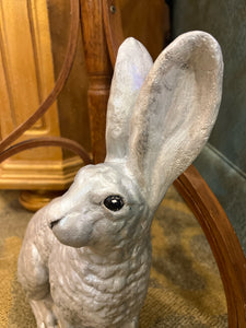 Silver Concrete Rabbit