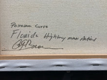 AJ Brown 2nd Generation Florida Highwaymen Original "Poinciana Curve" Painting