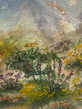 O. Cavender Signed Desert Landscape Watercolor Painting - view 4