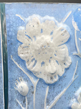 Rare 1930s Phoenix Glass Periwinkle Blue Cosmos Vase