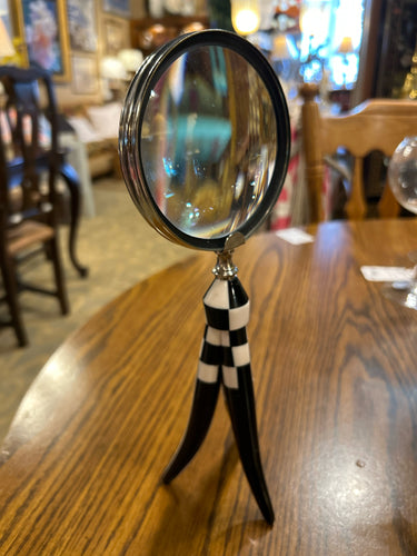 Black and White Magnifier on Stand