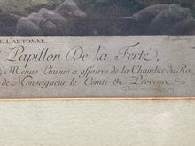 Antique "Le Couter De L'Automne" François Boucher Framed Print