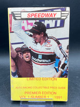 Vintage 1991 Speedway Auto Racing Price Guide Vol 1 Number 1