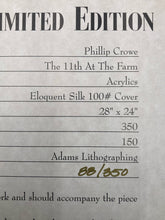 Phillip Crowe Signed Limited Edition The 11th At The Farm Golf Lithograph w/CoA