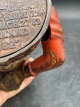 Antique 1884 Shepard Hardware Humpty Dumpty Mechanical Coin Bank