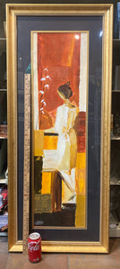 Adriana Naveh Signed "Elegance" Serigraph W/ CoA