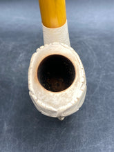 Vintage Hand Carved Meerschaum Sultan Pipe