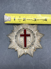 Vintage 1960s Metal Knights Of Columbus Sash Badge - view 5