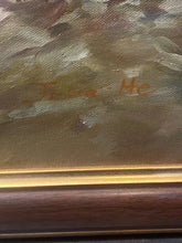 Artist Signed Spanish Style Gypsy Wedding Oil Painting, Framed