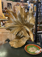 Gold Betta Fish Statue