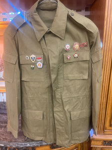Authentic WWII Soviet Special Forces Uniform with pins and medals.