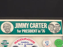 Set of 24 Jimmy Carter Pins With Sticker