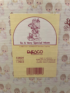 1984 "To A Very Special Mom" Precious Moments