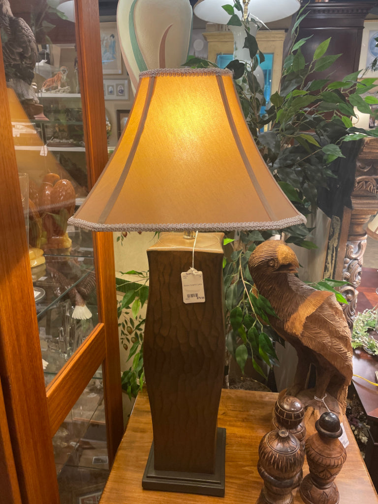 Brown Ceramic Lamp