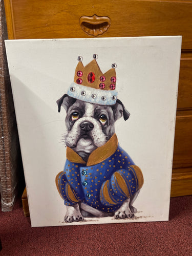 Prince Puppy Print on Canvas