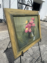 'Floral Arrangement' (Still Life Composition, Framed Original Oil on Canvas)