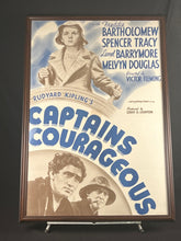 Original Rudyard Kipling "Captain Courageous" Vintage Movie Poster