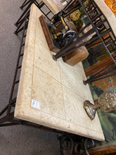 Large Faux Marble Square Coffee Table