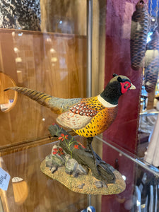 Vintage Tom Duran Ringneck Crossing Wildlife Collector's Society Figurine