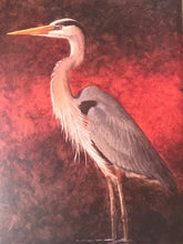 Mary Erickson\Birds of A Feather | "Twilight Heron" | Print