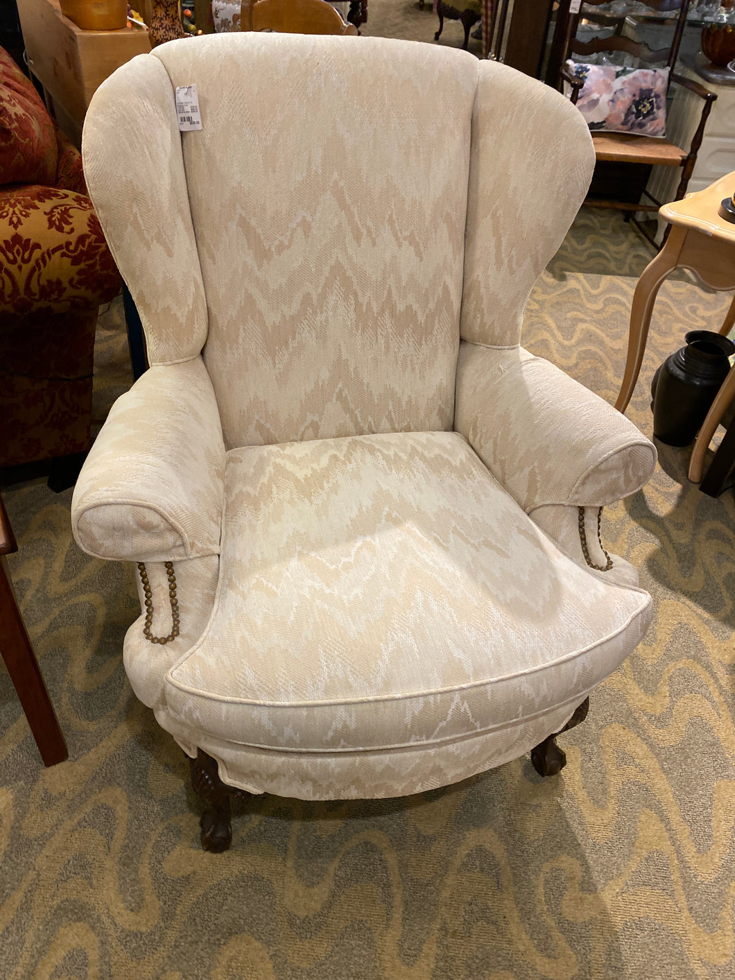 Upholster's Bench Co. Wingback Chair