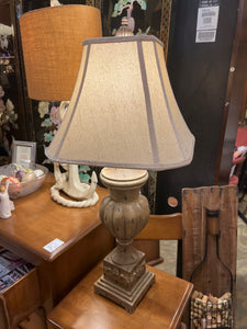 Large Tan Lamp